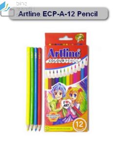 Contoh gambar Artline ECP-A-12 Pencil Colour Set 12 Colours Pensil Warna dan gambar stationery merk Artline