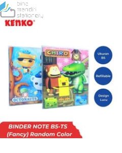 Contoh alat tulis kantor Kenko B5-TS Binder Note Buku Catatan dan gambarnya