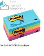 3M Post-it Lengkap murah barang Perlengkapan Kantor 3M Post-it 655-5UC Sticky Note Jaipur 500 Sheets di toko alat tulis grosir Bina Mandiri stationery