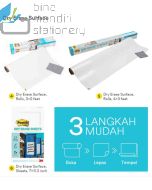 Contoh Alat Perlengkapan Kantor merk 3M Post-it , Gambar Produk 3M Post-it DEF3X2 Dry Erase Surface - Rolls 600x900mm harga 378000 di Toko Peralatan Sekolah Murah