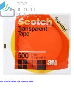 Katalog 3M Scotch harga murah & terjangkau, Image ATK Sekolah SIPLAH 3M Scotch 500 Tape 12mm x 66m harga normal 14500 di Distributor ATK Bina Mandiri Stationery