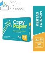 Kertas Fotocopy Print HVS Putih Copy Paper A4 75 gr