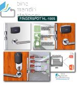 Fingerspot HL-100S mesin akses kontrol berbentuk handle pintu di jual toko alat alat kantor murah bina mandiri stationery