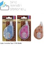 Contoh Pita Koreksi Tipex Roll Penghapus Tulisan Joyko Correction Tape CT-542 (Batik) merek Joyko