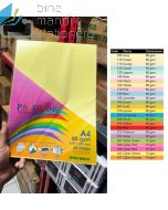 Contoh Kertas Fotocopy Print HVS Warna PaperFine Color A4 80 gr 25 sheet IT 115 Canary merek Paperfine