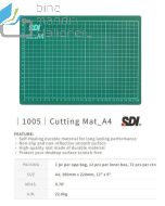 Contoh peralatan kantor SDI 1005 Cutting Mat (A4 / 12" x 9") Tatakan Alas Potong Cutter dan gambarnya