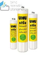 Macam macam peralatan kantor UHU Art No. 165 Glue Stick 21 G Lem Perekat dan gambarnya